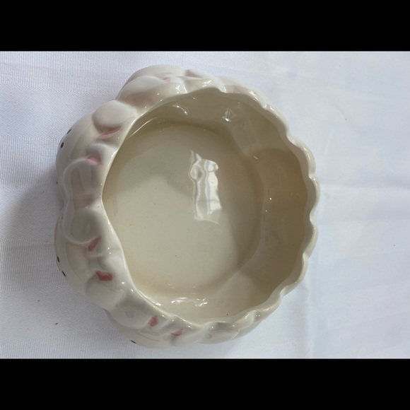 Vintage bunny soap dish Rabbit sponge holder. Candy dish 1970’s - Picture 6 of 6